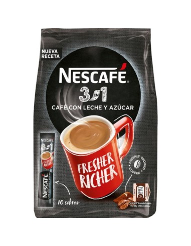 CAFE SBLE NESCAFE 3 EN 1 SOBRES PK-10