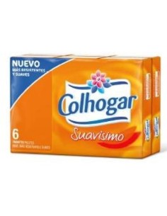 COLHOGAR PAÑUELOS 6X9 BLANCOS