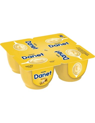 DANONE DANET NATILLA VAINILLA PACK-4 120GR