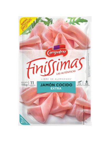 JAMON COCIDO CF FINISSIMAS L.115 GR.