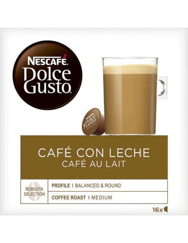 CAFE D.GUSTO C/LECHE 16U