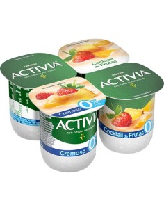 ACTIVIA Crem. Multifrutas x4