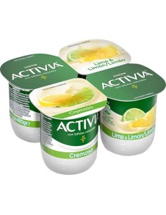ACTIVIA Crem Lima Limon X4