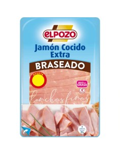 ELPOZO JAMON COCIDO EXTRA BRASEADO LONCHAS 85GR