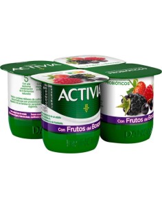 Activia con Frut. del Bosque x4