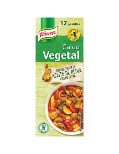 CALDO KNORR VEGETAL A.OLIVA 12 PTLLAS.