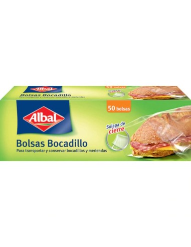 BOLSAS ALBAL BOCADILLO 50 UND
