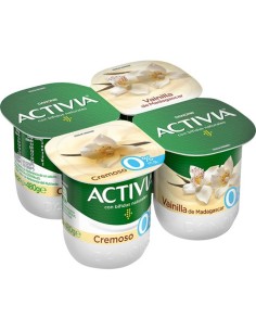 ACTIVIA 0% Crem. Vainilla x4