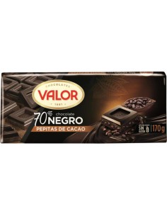 CHCTE. VALOR NEGRO 70% CON PEPITAS CACAO