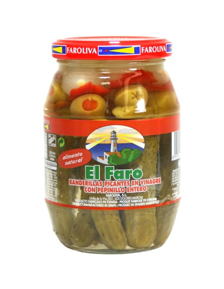 BANDERILLAS FARO PICANTES TARRO 150GR P.