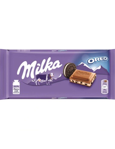 CHCTE. MILKA OREO 100 GRS.