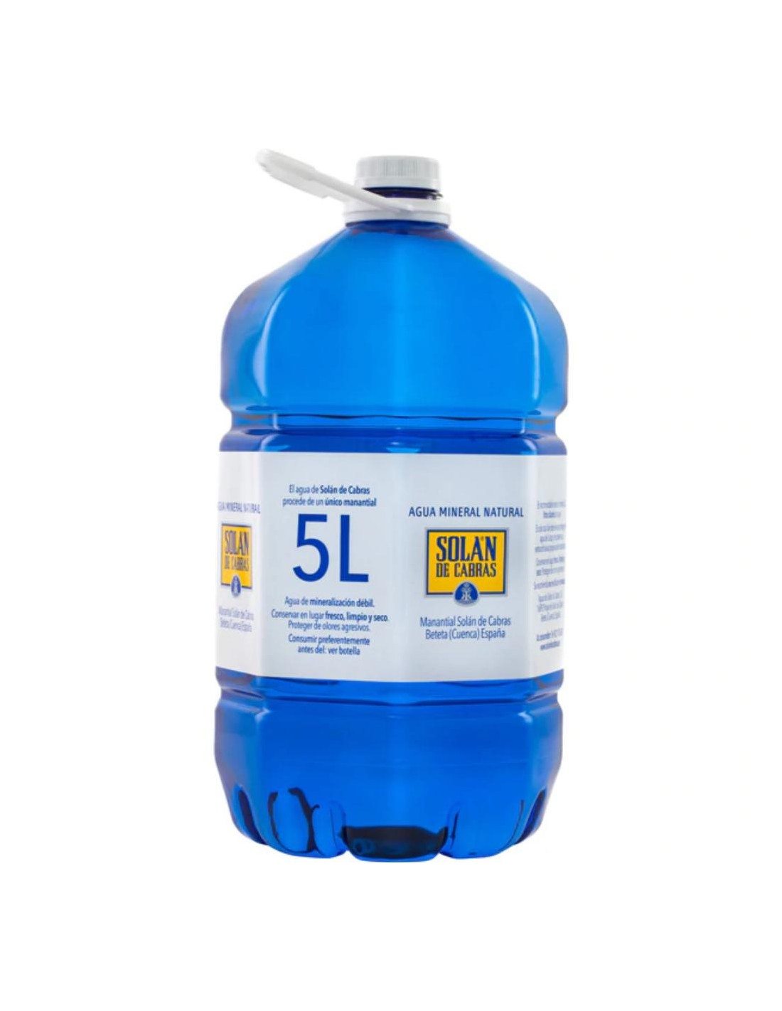 Agua mineral natural botella 2 l · SOLAN DE CABRAS · Supermercado