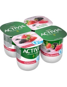 ACTIVIA Crem Fr. Silvestres 0% X4