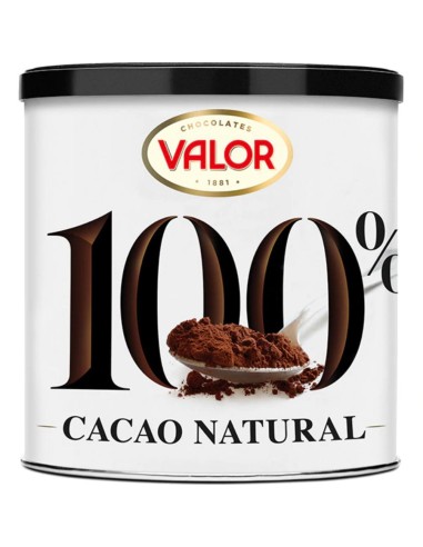 CACAO SBLE. VALOR 100% NATURAL BOTE 250