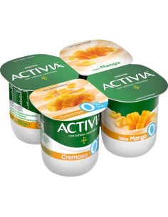 ACTIVIA Crem Mango 0% X4