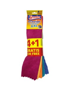 BAYETA SPONTEX MICROFIBRA XXL PK-4 +1