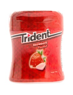 TRIDENT CHICLES TARRO FRESA