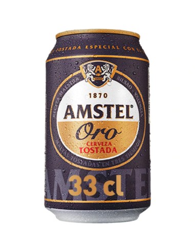 CERVEZA AMSTEL LATA ORO 33 CL