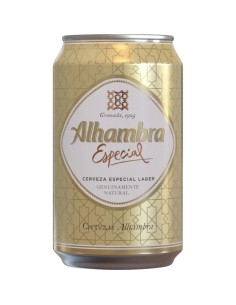 CERVEZA ALHAMBRA ESP.LATA 33CL