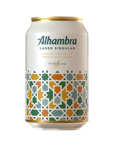 CERVEZA ALHAMBRA ESP.LATA 33CL