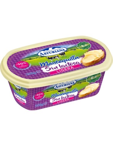 MANTEQUILLA ASTURIANA SIN LACTOSA  250G
