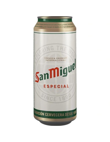CERVEZA S.MIGUEL LATA 50CL 5.4º