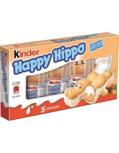 CHCTE. KINDER HAPPY HIPPO 5 UND.