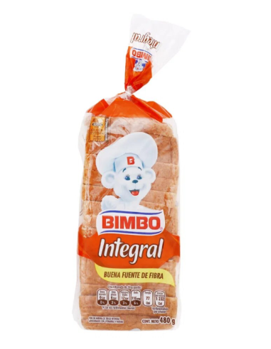 BIMBO PAN MOLDE INTEGRAL 50/50 480GR