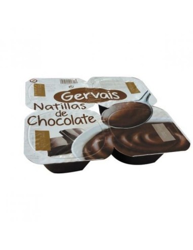 GERVAIS NATILLAS CHOCOLATE PACK-4 115GR