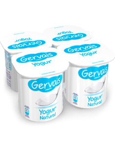 GERVAIS YOGUR NATURAL  AZUC X4