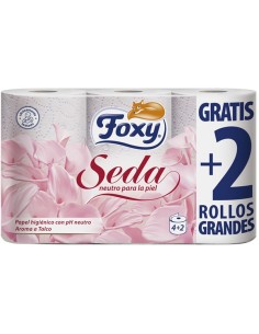HIGIENICO FOXY-SOFT BOUQUET  4+2 ROLLO