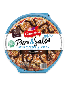 PIZZA ATUN, CEBOLLA& SALSA TERIYAKI 360G