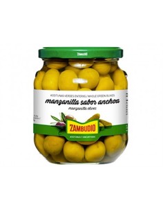 ACEITUNAS ZAMBUDIO MANZ. C/H TARRO 350 G