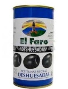 ACEITUNAS FARO NEGRAS S/H BOTE 500 GR.