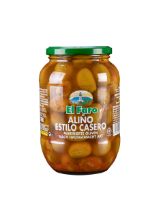 ACEITUNAS FARO ALIÑO CASERO 500 GRS.