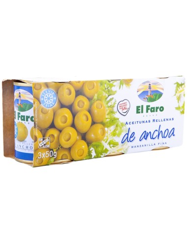 ACEITUNAS FARO RELLENAS PK-3 1/8 150 GR