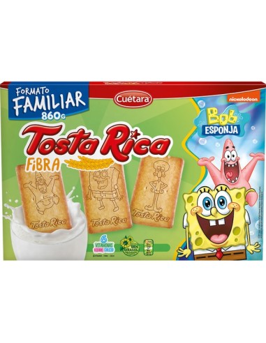 GLLTAS. CUETARA TOSTA RICA FIBRA 760 GRS