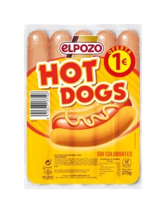 ELPOZO SALCHICHAS FRANKFURT HOT DOG 275GR