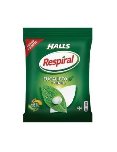HALLS RESPIRAL MENTOL BOLSA 79G