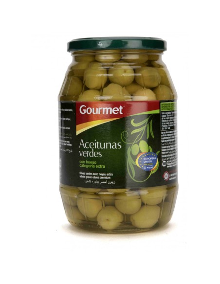 GOURMET ACEITUNAS VERDES TARRO 515GR