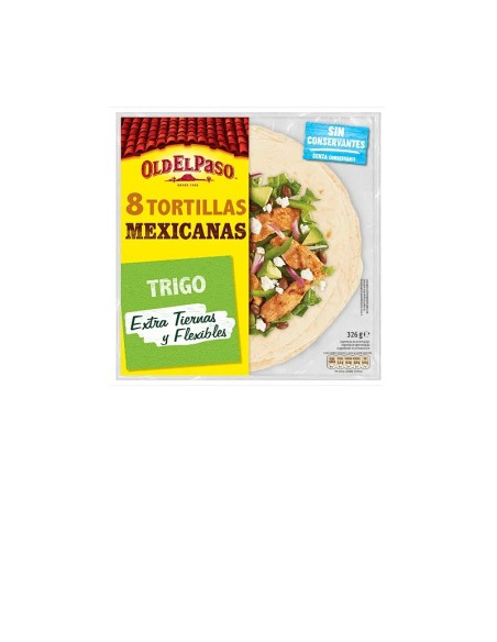 TORTILLAS OLD EL PASO MEJICANAS TRIGO 8U