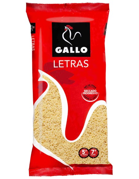 GALLO PASTA LETRAS 250GR