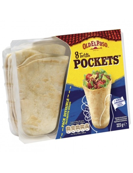 OLD EL PASO POCKETS 8UNI
