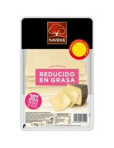 QUESO REDUCIDO EN GRASA NAVIDUL LON 75G.