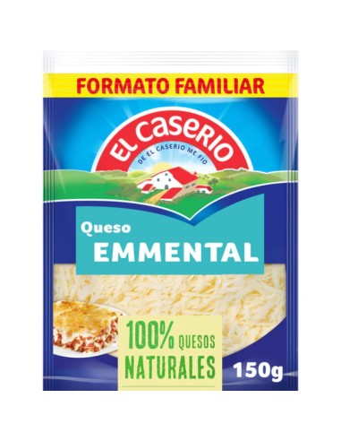 QUESO RALLADO CASERIO EMENTAL 130 GRS