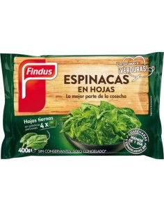 FINDUS ESPINCAS HOJA 400GR