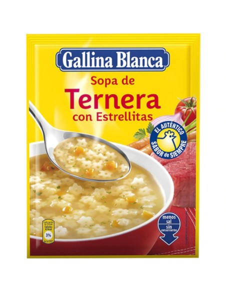 GALLINA BLANCA SOPA DE TERNERA SOBRE 85GR