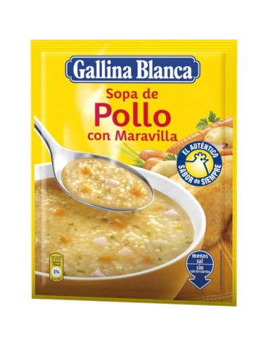 GALLINA BLANCA SOPA POLLO MARAVILLA SOBRE 85GR