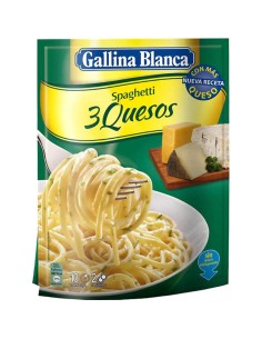 PLATOS G.BLANCA SPAGUETTI TRES QUESOS