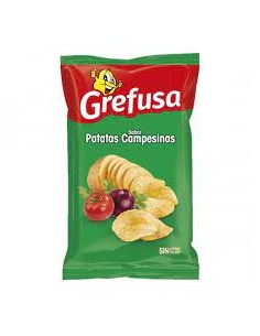 GREFUSA PATATA SABOR CAMPESINAS BOLSA 110GR
